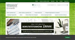 Desktop Screenshot of kilincsgyar.hu
